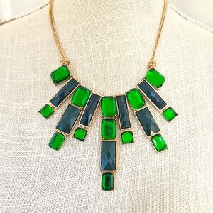 Ali Khan Emerald Green Statement Necklace